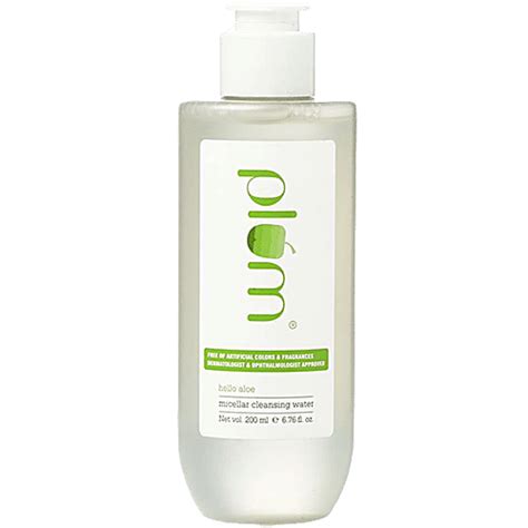 Buy Plum Hello Aloe Micellar Cleansing Water - Gently Removes Makeup ...