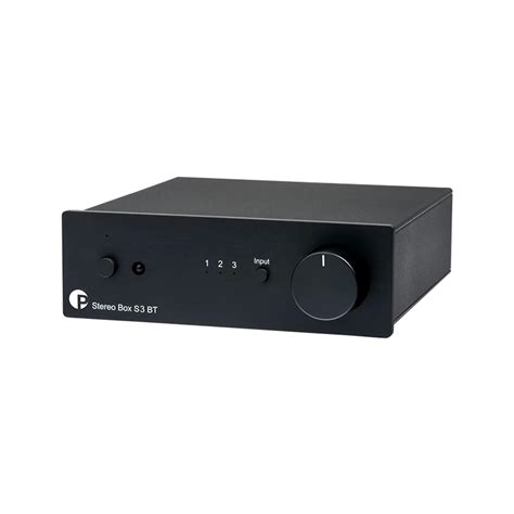 Pro-Ject Stereo Box S3 BT Black INT | Excaliburshop