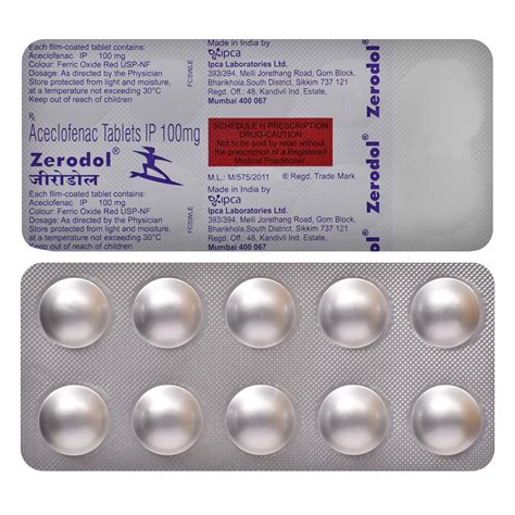 Zerodol - Strip of 10 Tablets : Amazon.in: Health & Personal Care