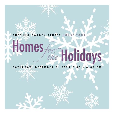 Holiday House Tour 2025, Suffield Historic District, 6 December 2025 ...