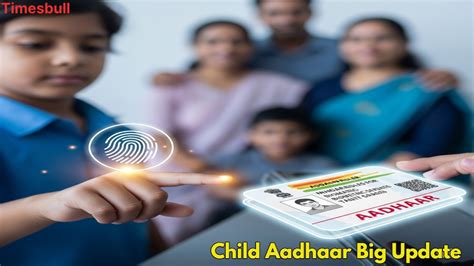 UIDAI New Rule: Mandatory Aadhaar Biometric Update for Children Above 7 ...