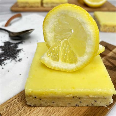 Lemon Poppy Seed Bars | Baking Like a Chef