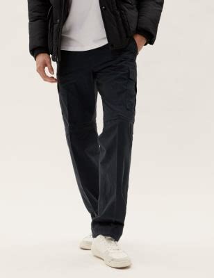Regular Fit Zip-Off Trekking Cargo Trousers