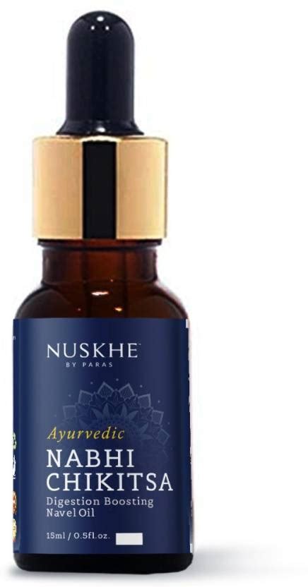Nuskhe By Paras Ayurvedic Nabhi Chikitsa, Digestion Boosting Navel Oil ...