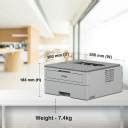 brother HL-B2080DW Single Function WiFi Monochrome Laser Printer with ...