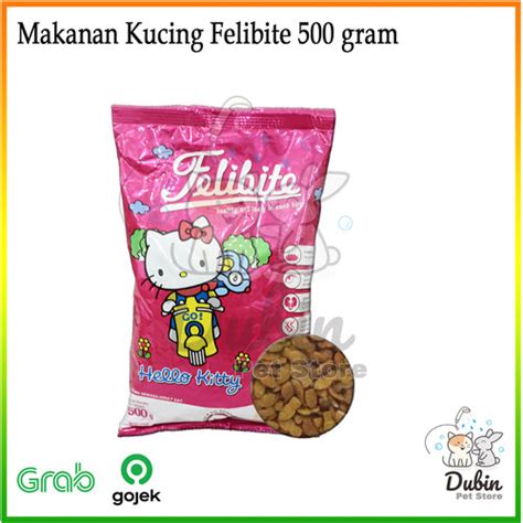 Jual FELIBITE Makanan Kucing Premium Kemasan 500gr Kibble Cat Food 500 ...