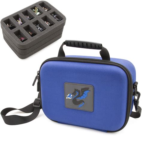 Casematix Miniature Storage Hard Shell Figure Case 30 Slot Figurine ...