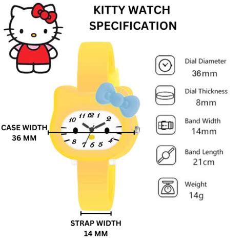 Buy ON TIME OCTUS Analog Hello Kitty Kids Watch for Girl's (White Dial ...