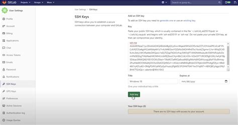 Image result for SSH Key GitLab Setup