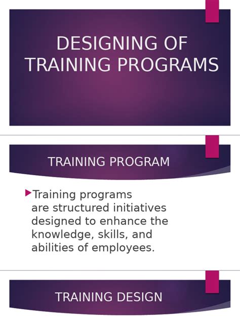 Creating a Training Program 的图像结果