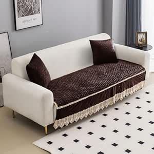 HOKIPO Premium Dutch Velvet Anti Slip Sofa Seat Mat for L Shape and 1/2 ...