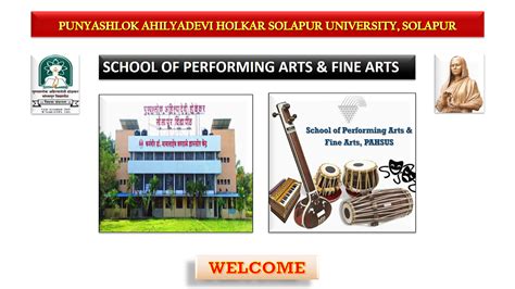 School of Performing Arts and Fine Arts, Punyashlok Ahilyadevi Holkar ...
