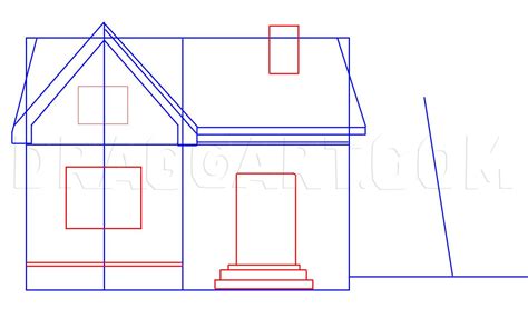 Image result for Step by Step Drawing Houses