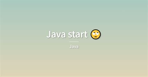 Image result for Java Start Code