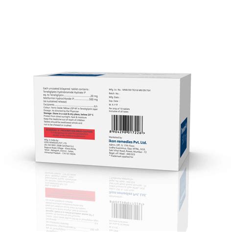 Buy TENECON-M 500 TABLETS Online & Get Upto 60% OFF at PharmEasy