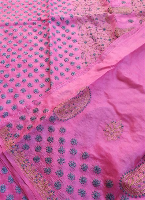 CHIKANKARI chikankarisaree sarees silksaree onlineshopping chikanwork ...