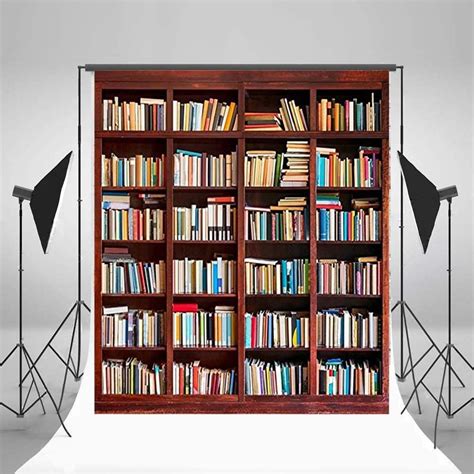 Laeacco 6x6ft Vintage Bookshelf Backdrops Retro India | Ubuy