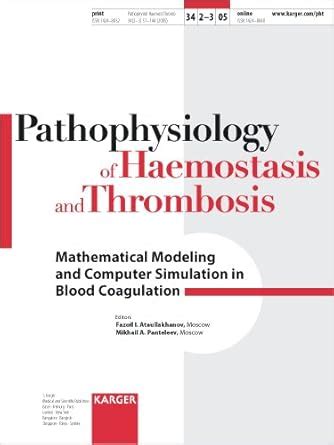 Buy Mathematical Modeling And Computer Simulation in Blood Coagulation ...