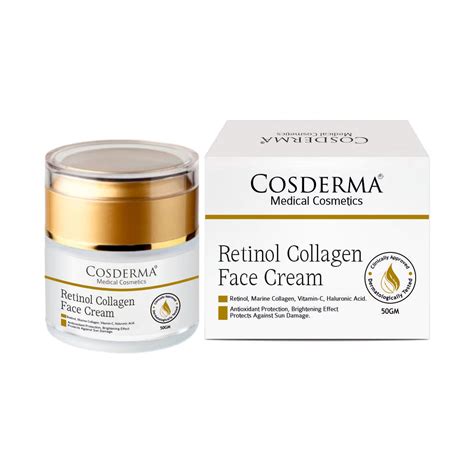 Retinol Collagen Face Cream | Advanced Anti-Aging & Skin Firming – COSDERMA