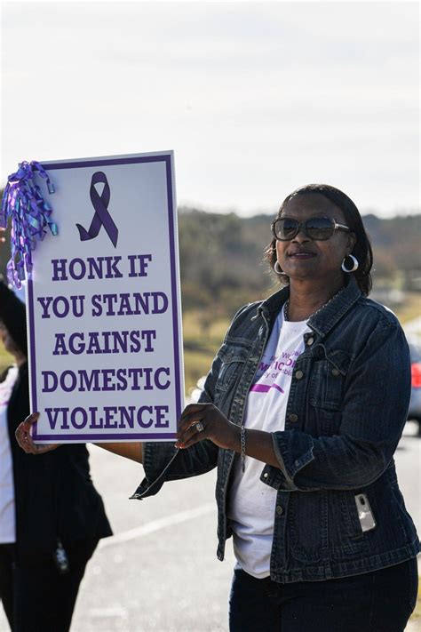 Going Purple Post stands against Domestic Violence | Article | The ...