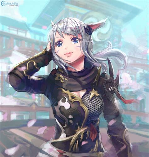 Final Fantasy XIV Character Illustration by MikazukiBlue on DeviantArt