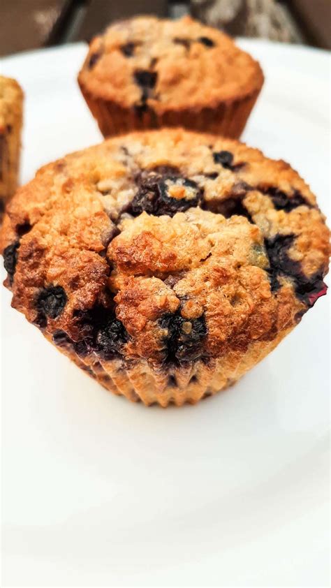 Healthy Breakfast Blueberry Oatmeal Muffins (Flourless) - Homemade Mastery