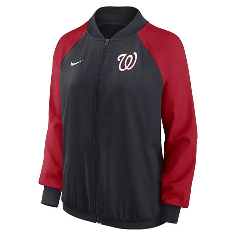 Nike Washington Nationals Authentic Collection Team Raglan Performance ...