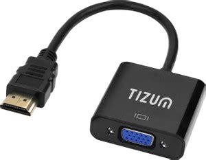 Tizum HDMI Cable 0.1 m HDMI to VGA Adapter Cable 1080P for Computer ...