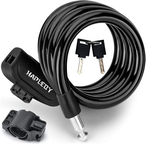 Amazon.com: Hapleby Premium Bike Lock with 2pcs Keys, Professional Bike ...