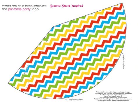 Free Printable Printable Party Hat Template - Calendar Productivity Hacks