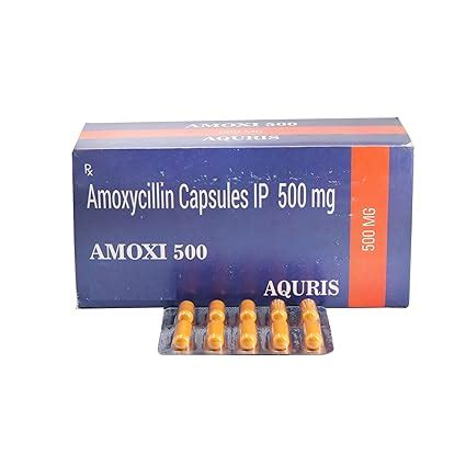 AMOXI 500 CAP 10'S (AUSPHARMA) - Strip of 10 Capsules : Amazon.in ...