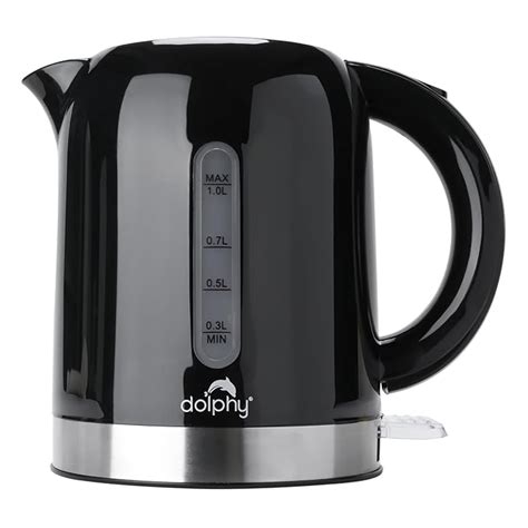 Dolphy 1.0 Liter Electric Kettle - 304 Stainless Steel + ABS Cordless ...