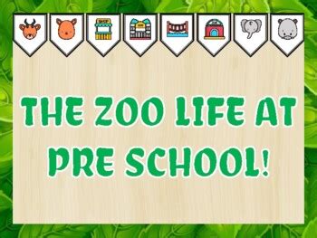 Zoo Bulletin Board Kit & Door Décor, THE ZOO LIFE AT PRE SCHOOL ...