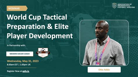 30/5/2024 APFA & Modern Soccer Coach - World Cup Tactical Prep and ...