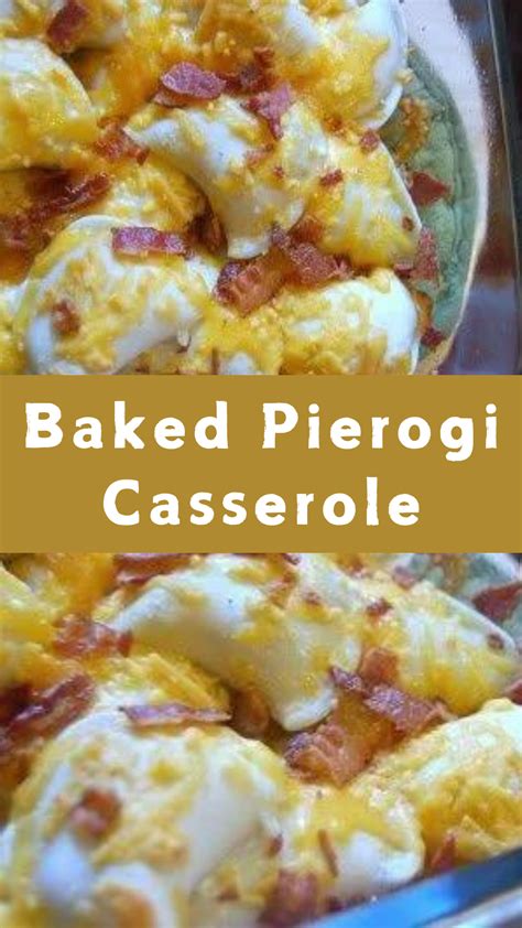 Baked Pierogi Casserole | Recipe | Pierogi casserole, Yummy casseroles ...