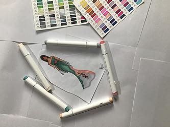 Ohuhu Alcohol Markers Brush Tip, Double Tipped Alcohol Based Art Marker ...