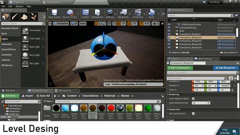 UE4 Tutorial 的图像结果