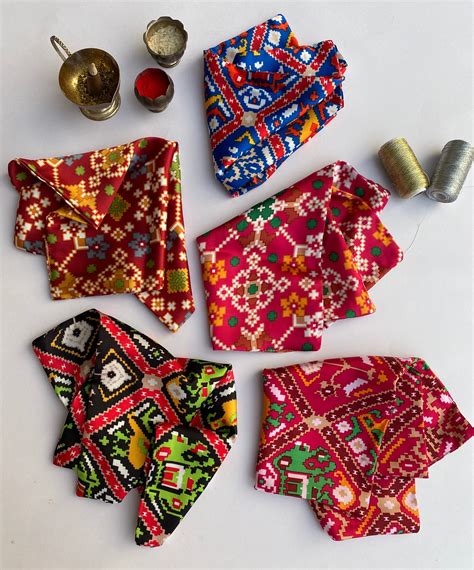 Patola Pocket Squares for Male- set of 50 – IBHI