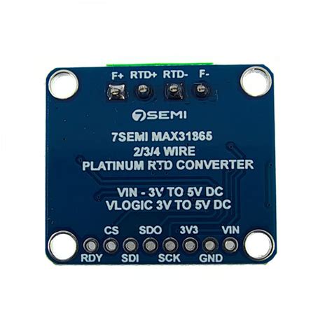 7Semi PT100 RTD 3-Wire Temperature Sensor Amplifier Breakout Board ...