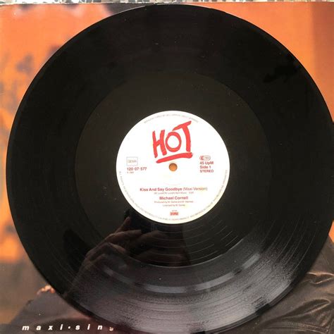 (LP) Michael Cornell -Kiss And Say Goodbye 1991 12” single vinyl ...