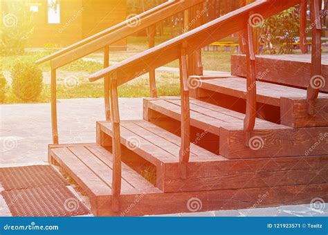 Outdoor Wooden Stairs Stock Photos - Download 10,393 Royalty Free Photos