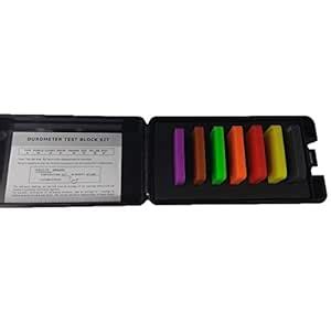 VTSYIQI Durometer Test Block Calibration Kit Hardness Standards For ...