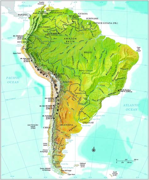 peru andes map