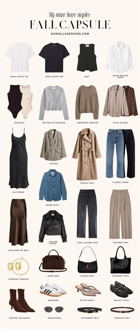 My Fall Capsule Wardrobe for the 2024 Season in 2024 | Fall capsule ...