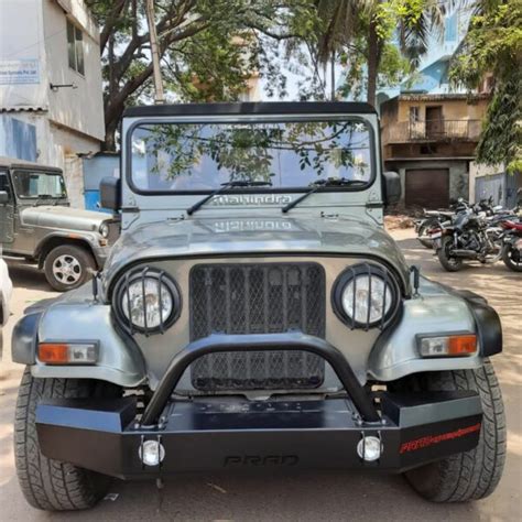 Front Regular Bumper (Non-winch) - Mahindra Thar CRDE - Prad Shop