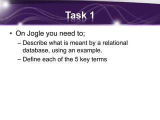 Image result for Database Key Terms