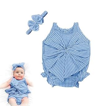 Sweet Panda Newborn Baby Girl Photoshoot Dress – Romper & Head Band ...