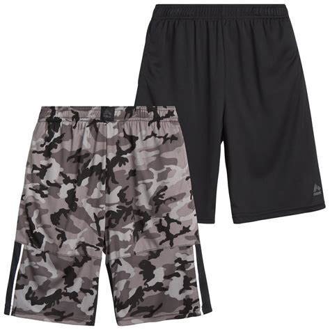 RBX Boys' Athletic Shorts - 2 Pack Athletic Performance Mesh Basketball ...