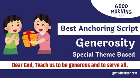 Image result for Morning Assembly Anchoring Script