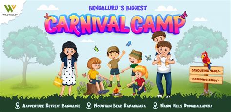 Kids Carnival Camp Day Outing 2024, Wild Valley Adventure Retreat ...